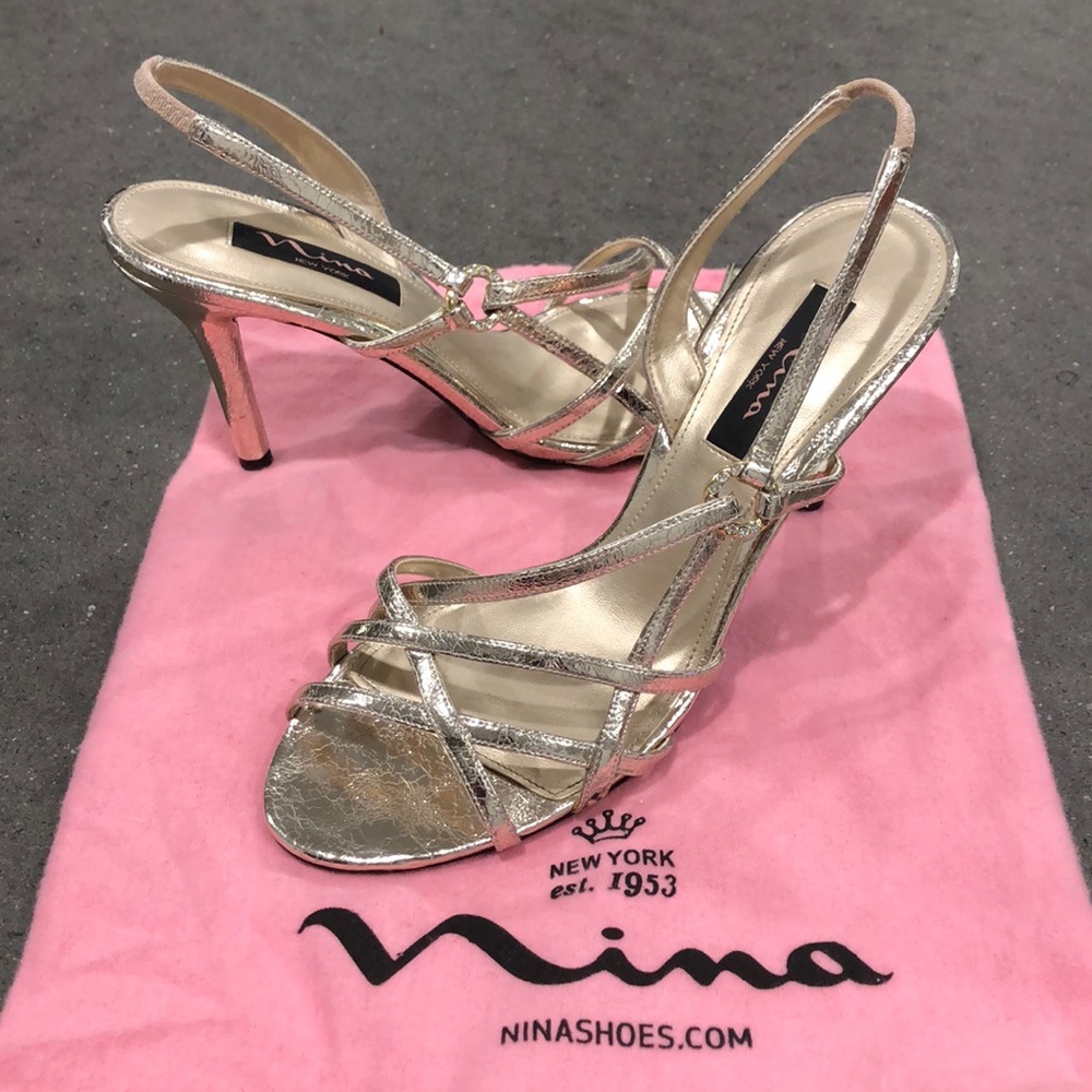 Nina Silver Dress Sandal